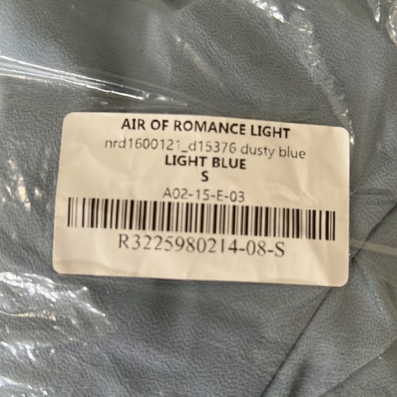 NWT Lulus Air of Romance Maxi Dress in dusty blue/light blue - Picture 3 of 3